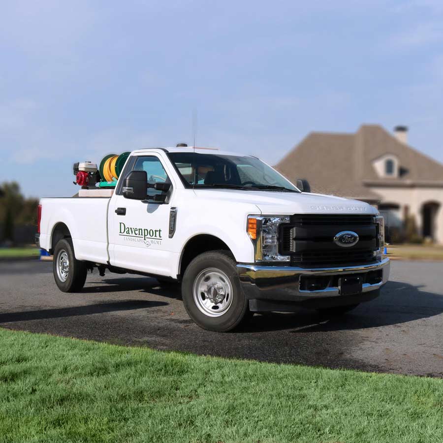 Davenport Landscape Management truck